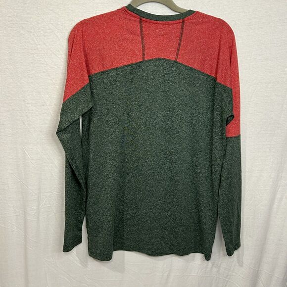 MINNESOTA WILD NHL Crew Neck Long Sleeve Green Pullover Shirt Men's Size Medium - Picture 3 of 7